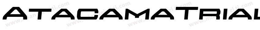 AtacamaTrial Black Exp字体转换